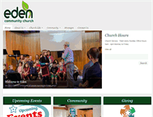 Tablet Screenshot of edencommunitychurch.org